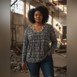 Ruby Rd. 3/4 sleeve‎ blouse